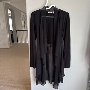 Sheer Black Cardigan
